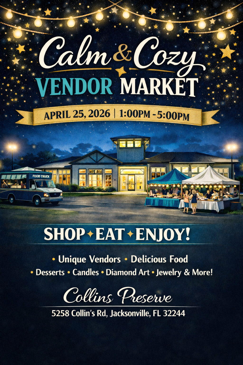 Calm & Cozy Vendor Markets - APRIL