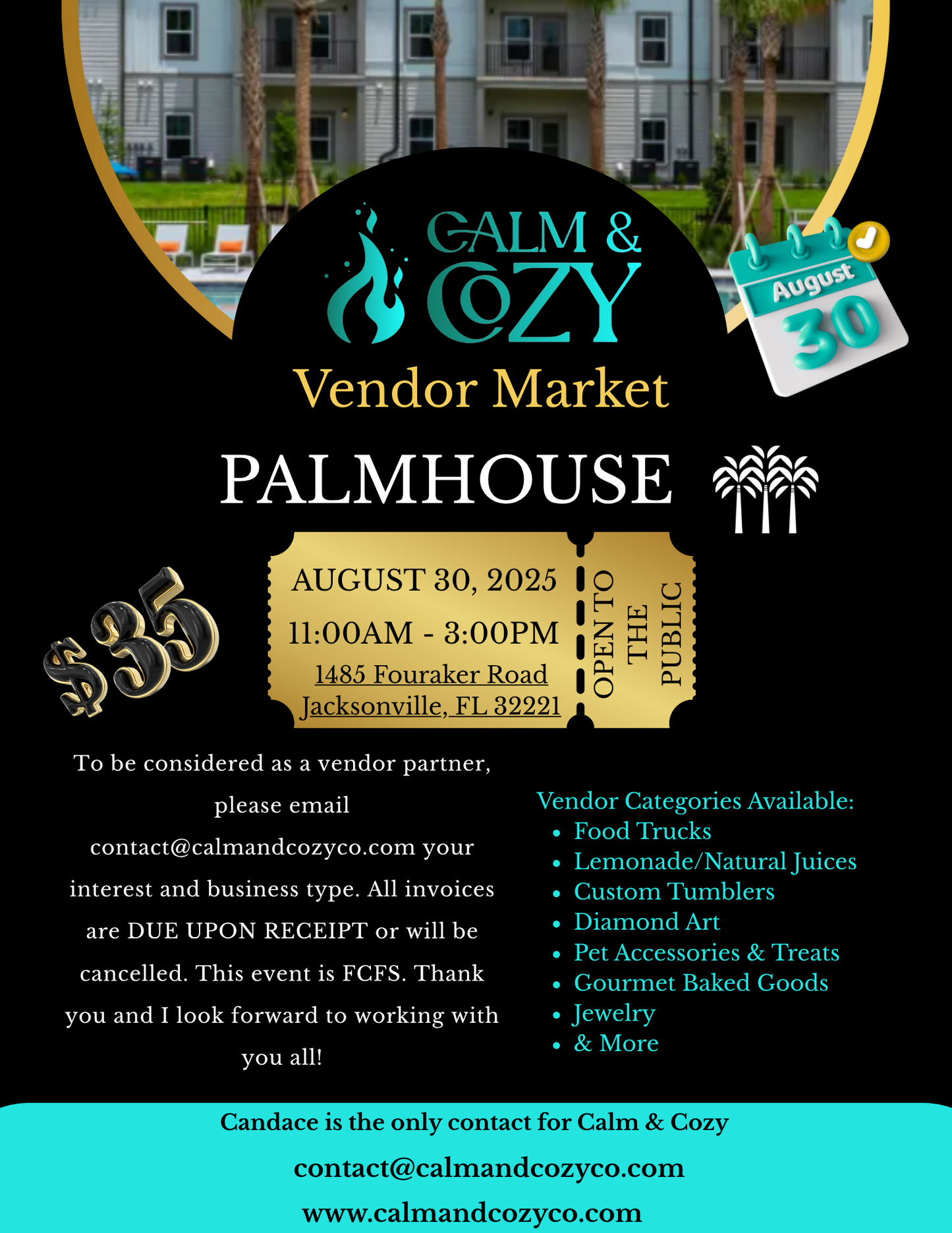 Calm & Cozy Vendor Market - August 2025