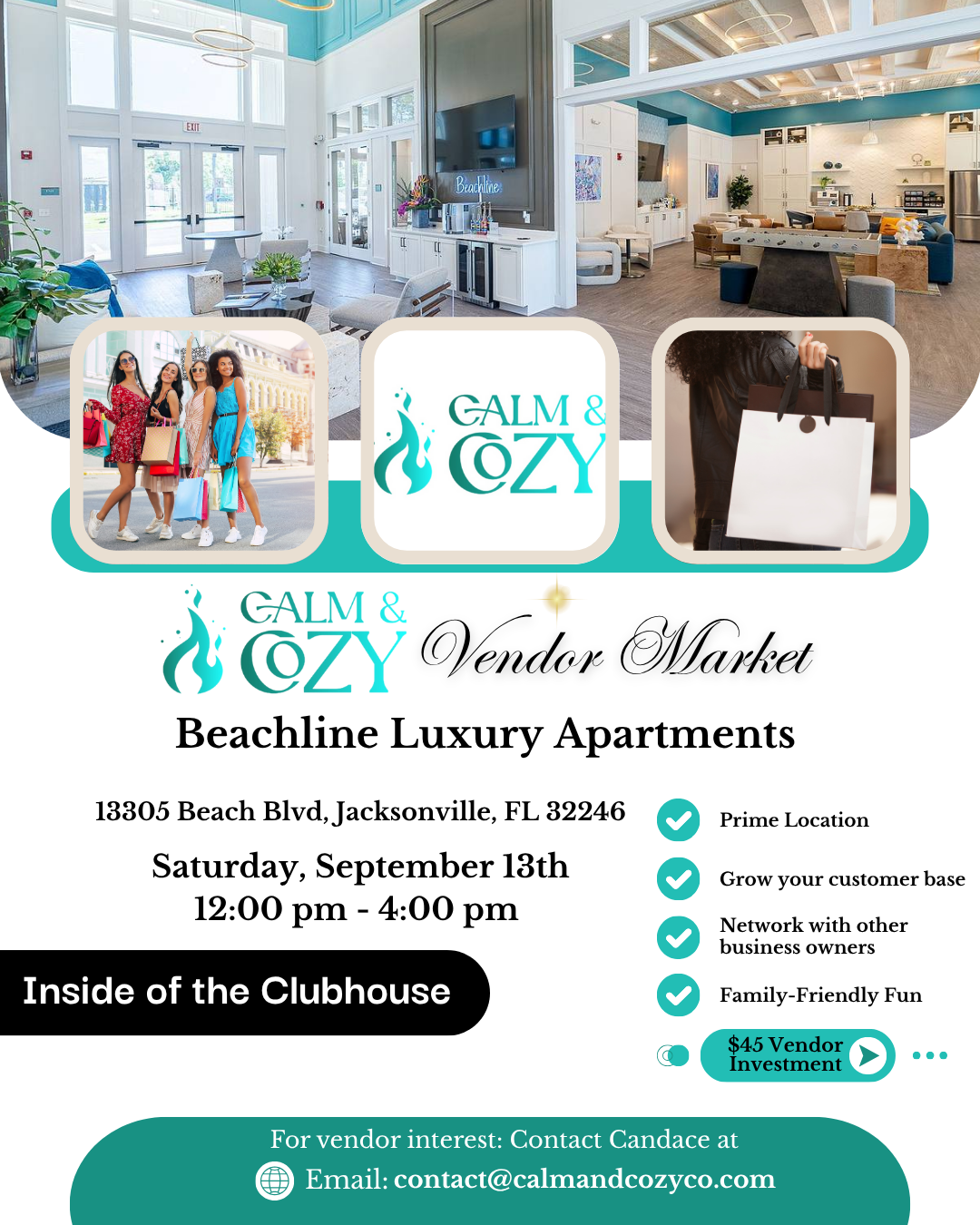 CALM & COZY VENDOR MARKET - September 2025