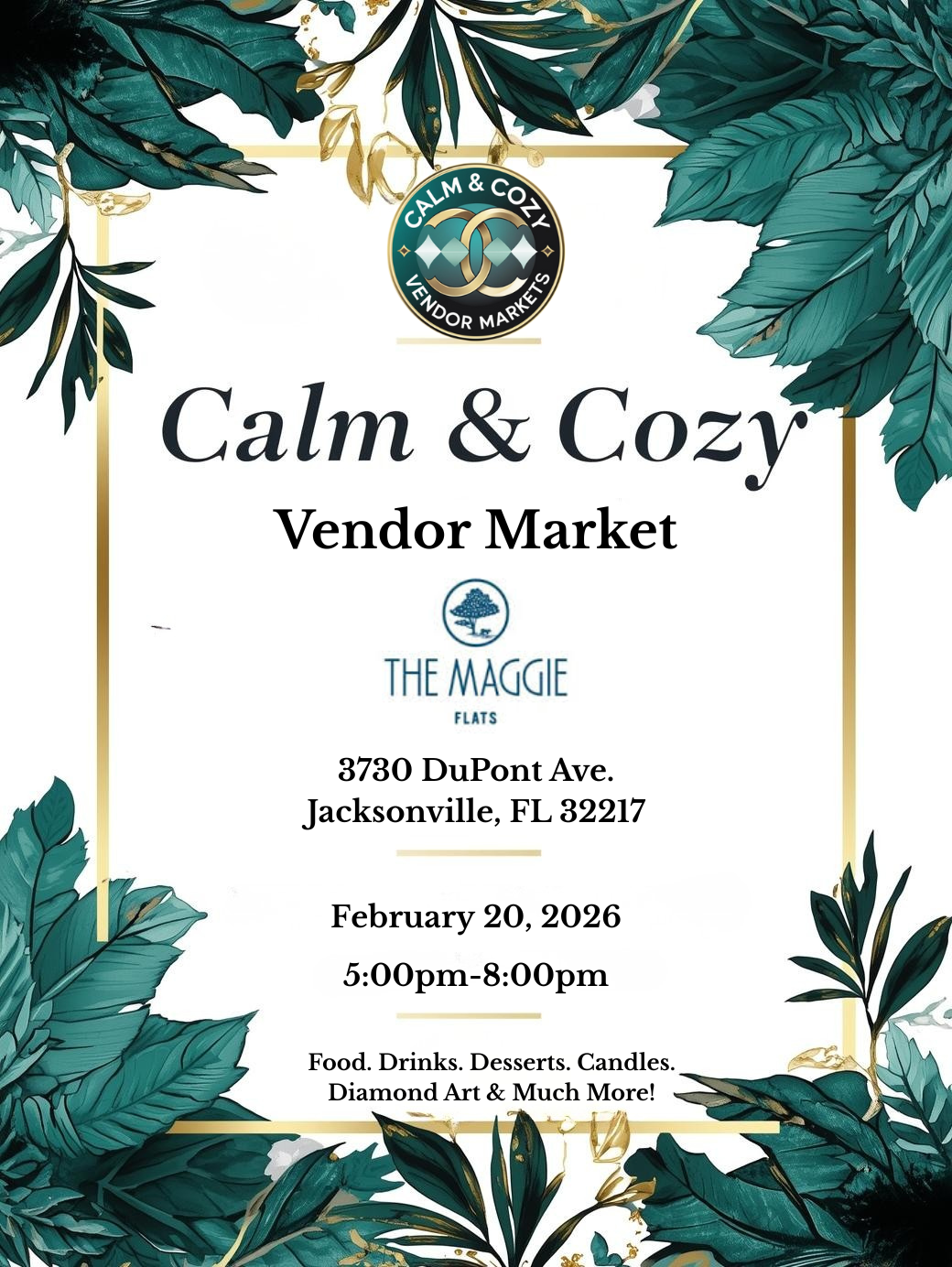 Calm & Cozy Vendor Markets - February 2026